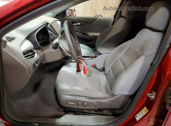 1G1ZD5ST4NF111146 2022 CHEVROLET MALIBU Red Вид салону спереду