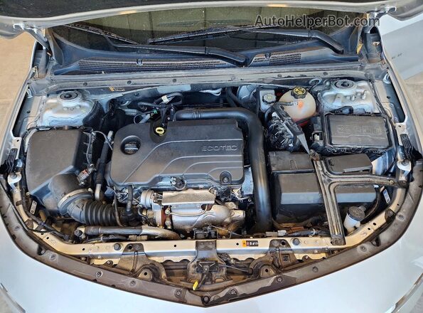 1G1ZD5ST4NF132790 2022 CHEVROLET MALIBU Серебряный Вид задней части салона