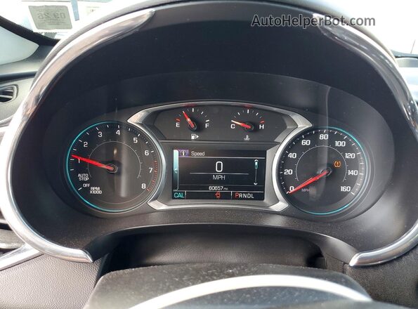 1G1ZD5ST5JF140987 2018 CHEVROLET MALIBU Black Instrument cluster view
