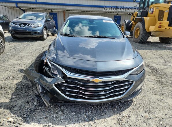 1G1ZD5ST5MF077104 2021 CHEVROLET MALIBU Gray Widok naklejki z numerem VIN