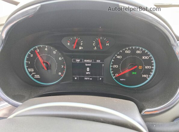 1G1ZD5ST6KF126744 2019 CHEVROLET MALIBU White Instrument cluster view
