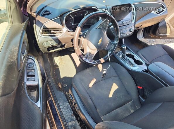 1G1ZD5ST7JF236734 2018 CHEVROLET MALIBU Blue Առջևի վահանակի տեսք