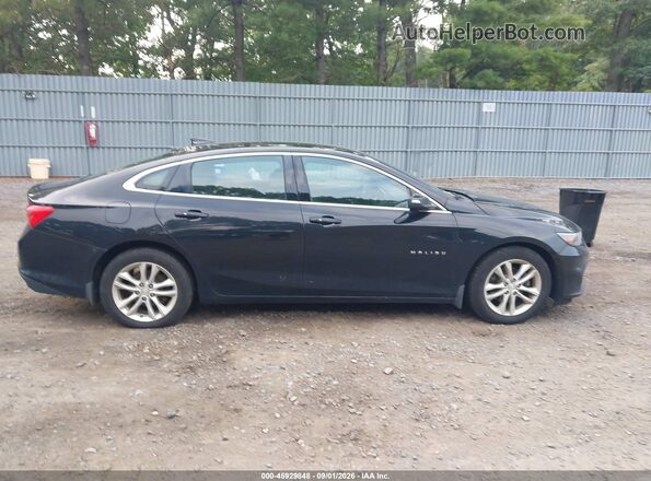 1G1ZD5ST7JF267563 2018 CHEVROLET MALIBU Black უკანა სალონის ხედი