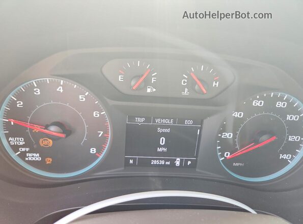 1G1ZD5ST7SF150938 2025 CHEVROLET MALIBU Синий Вид щитка приборов