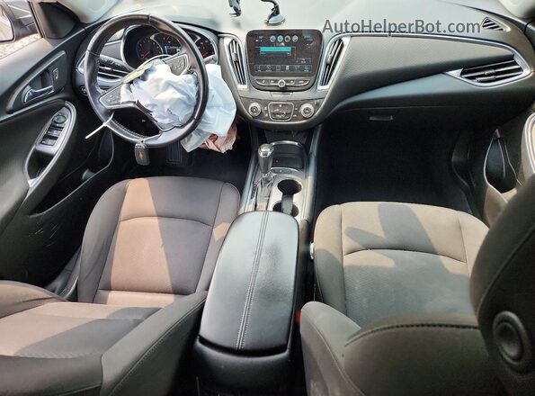 1G1ZD5ST8JF198575 2018 CHEVROLET MALIBU Серый Вид панели приборов