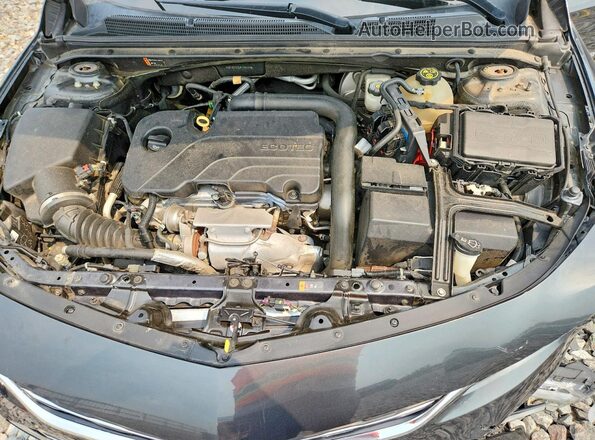 1G1ZD5ST8JF198575 2018 CHEVROLET MALIBU Серый Вид задней части салона