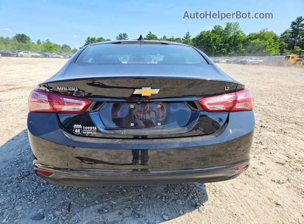 1G1ZD5ST8MF006317 2021 CHEVROLET MALIBU Black Widok z tyłu