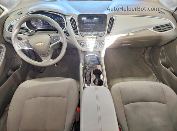 1G1ZD5ST8SF128804 2025 CHEVROLET MALIBU Blue Вид панелі приладів