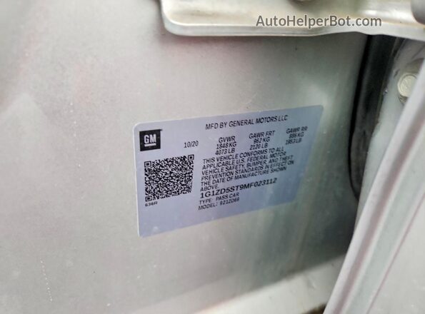 1G1ZD5ST9MF023112 2021 CHEVROLET MALIBU Серебряный Вид подкапотного пространства