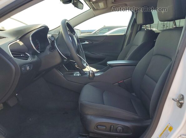 1G1ZD5ST9MF055199 2021 CHEVROLET MALIBU Белый Вид салона спереди