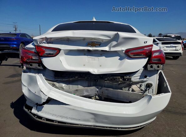 1G1ZD5ST9MF055199 2021 CHEVROLET MALIBU Белый Вид сзади