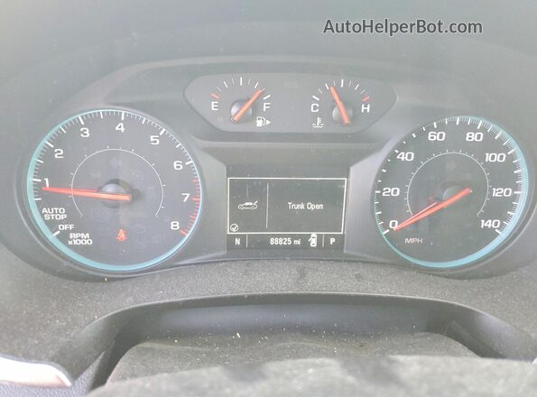1G1ZD5ST9MF055199 2021 CHEVROLET MALIBU Белый Вид щитка приборов