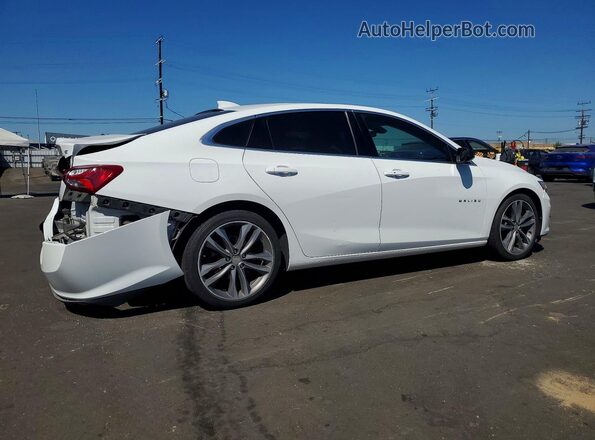 1G1ZD5ST9MF055199 2021 CHEVROLET MALIBU Белый Задняя правая четверть