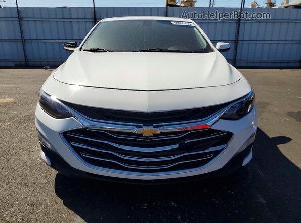 1G1ZD5ST9MF055199 2021 CHEVROLET MALIBU Белый Вид спереди