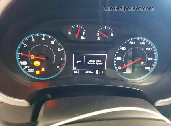 1G1ZD5ST9SF129895 2025 CHEVROLET MALIBU Blue Widok zestawu wskaźników