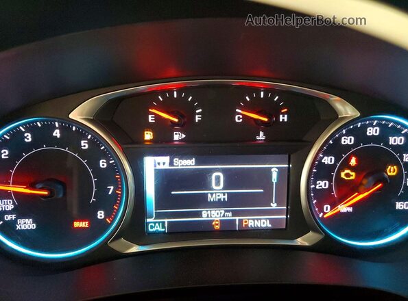 1G1ZD5STXJF265113 2018 CHEVROLET MALIBU Красный Вид щитка приборов