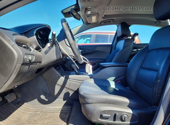 1G1ZD5STXKF149606 2019 CHEVROLET MALIBU Черный Вид салона спереди