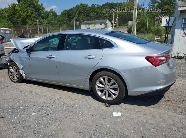 1G1ZD5STXMF011860 2021 CHEVROLET MALIBU Silver Rear left