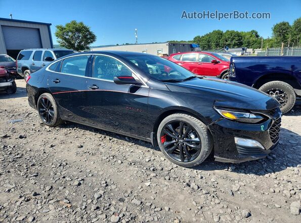 1G1ZD5STXMF058967 2021 CHEVROLET MALIBU Черный Передняя правая четверть