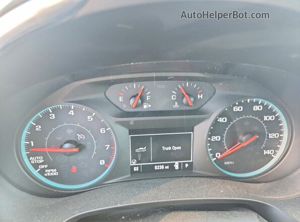 1G1ZD5STXMF058967 2021 CHEVROLET MALIBU Черный Вид щитка приборов