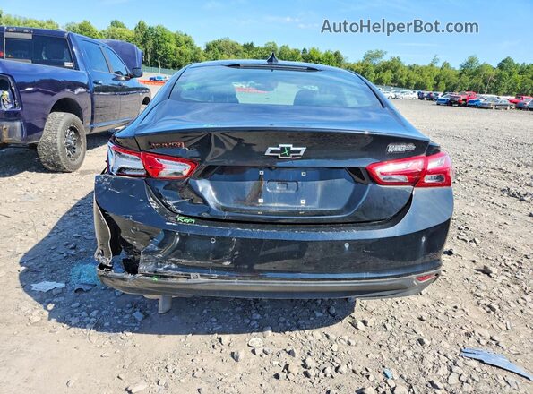 1G1ZD5STXMF058967 2021 CHEVROLET MALIBU Черный Вид сзади