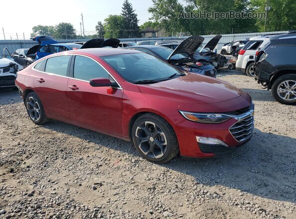1G1ZD5STXNF108557 2022 CHEVROLET MALIBU Красный Передняя правая четверть