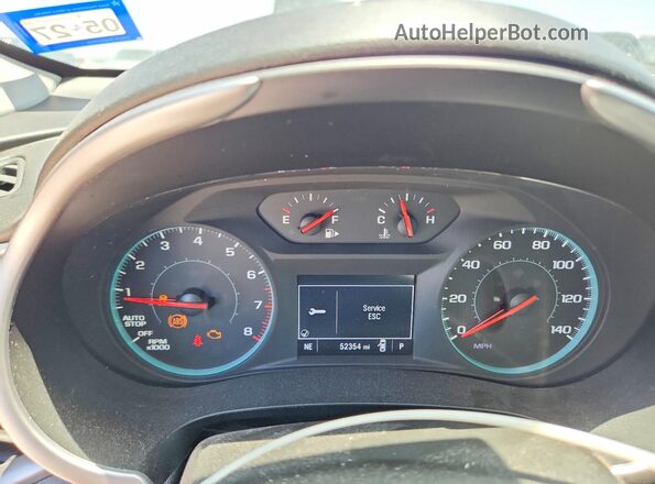 1G1ZD5STXRF213377 2024 CHEVROLET MALIBU White Widok zestawu wskaźników