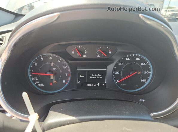 1G1ZE5ST0GF302725 2016 CHEVROLET MALIBU Gray Instrument cluster view