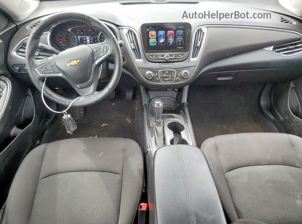 1G1ZE5ST0HF216901 2017 CHEVROLET MALIBU Черный Вид панели приборов