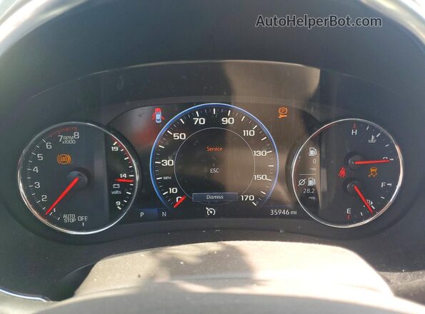 1G1ZE5ST8RF230949 2024 CHEVROLET MALIBU Черный Вид щитка приборов