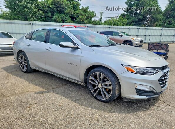 1G1ZE5SX3MF030735 2021 CHEVROLET MALIBU Silver Przód prawy