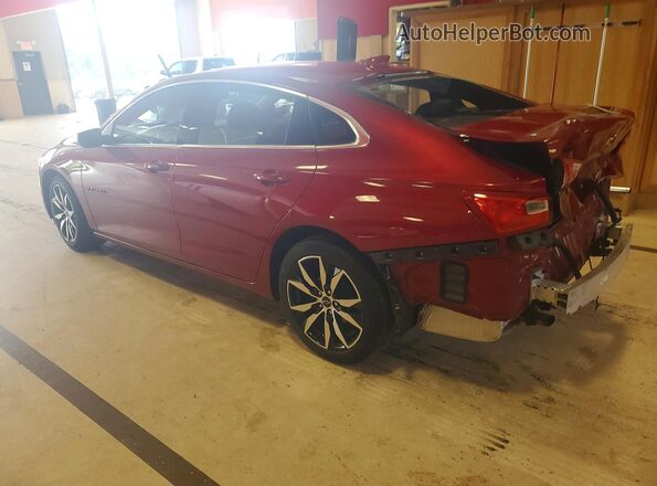1G1ZG5ST1NF107658 2022 CHEVROLET MALIBU Red Հետևի ձախ
