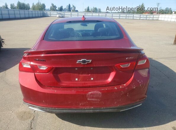 1G1ZG5ST5PF207040 2023 CHEVROLET MALIBU Red Rear view