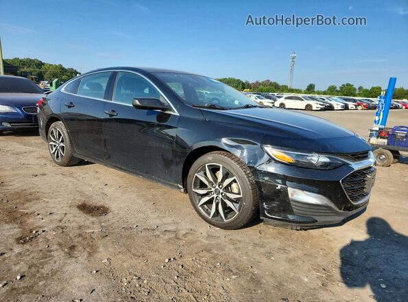 1G1ZG5ST6MF085610 2021 CHEVROLET MALIBU Черный Передняя правая четверть