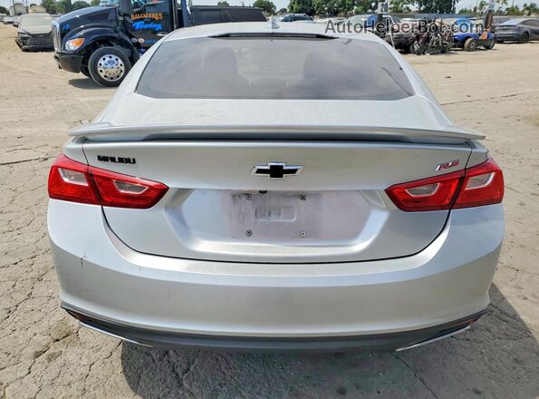 1G1ZG5ST8MF026865 2021 CHEVROLET MALIBU Серебряный Вид сзади