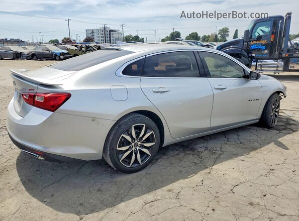 1G1ZG5ST8MF026865 2021 CHEVROLET MALIBU Серебряный Задняя правая четверть