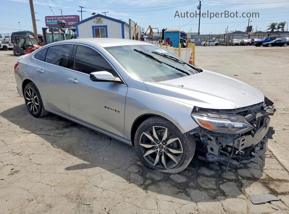 1G1ZG5ST8MF026865 2021 CHEVROLET MALIBU Серебряный Передняя правая четверть