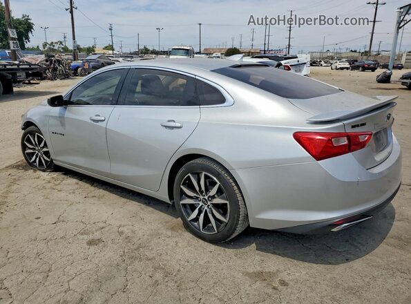 1G1ZG5ST8MF026865 2021 CHEVROLET MALIBU Серебряный Задняя левая четверть