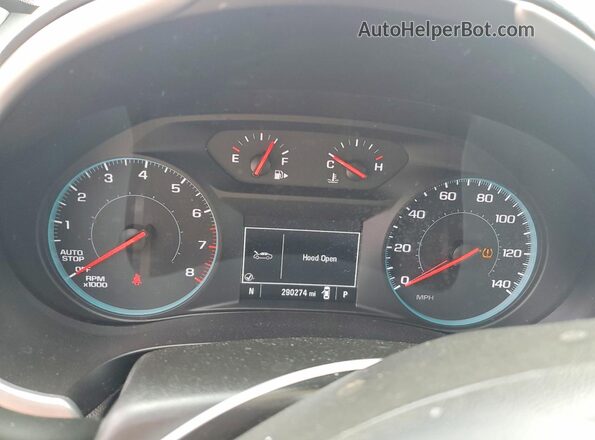 1G1ZG5ST9MF050981 2021 CHEVROLET MALIBU Burgundy ხელსაწყოთა პანელის ხედი