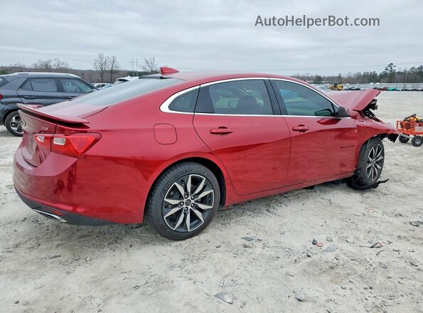 1G1ZG5STXMF036507 2021 CHEVROLET MALIBU Red უკანა მარჯვენა