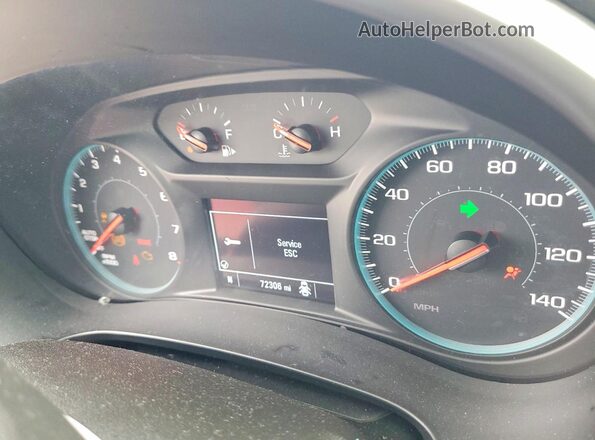1G1ZG5STXMF036507 2021 CHEVROLET MALIBU Red ხელსაწყოთა პანელის ხედი