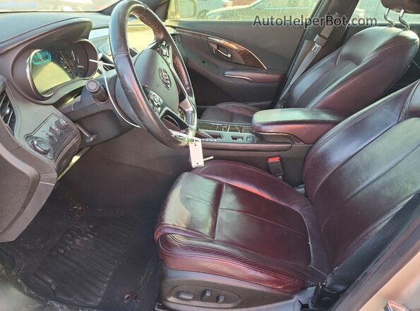 1G4GF5G39GF256103 2016 BUICK LACROSSE Gold Front interior view