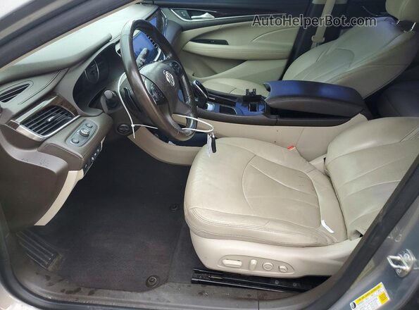 1G4ZR5SS6HU139459 2017 BUICK LACROSSE Gray წინა სალონის ხედი