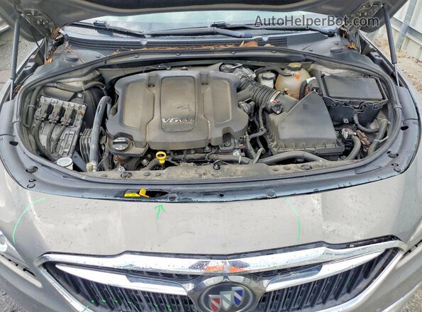 1G4ZR5SS6HU139459 2017 BUICK LACROSSE Gray უკანა სალონის ხედი