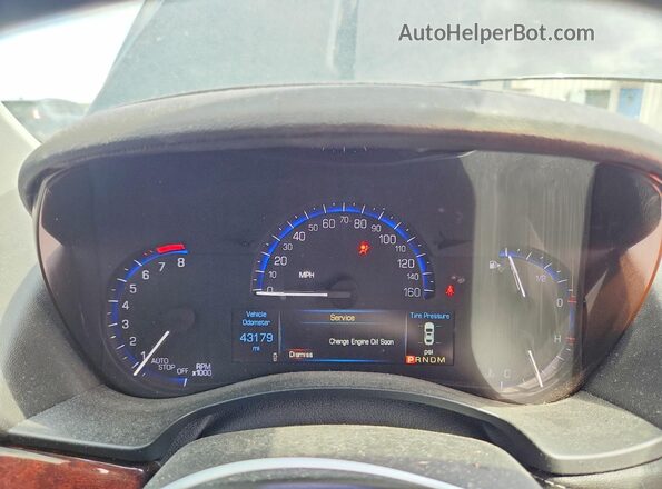 1G6AB5SX1G0165753 2016 CADILLAC ATS Black Instrument cluster view