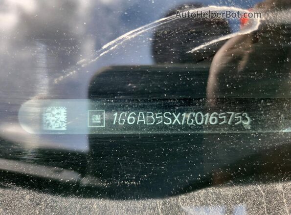 1G6AB5SX1G0165753 2016 CADILLAC ATS Black Engine compartment view