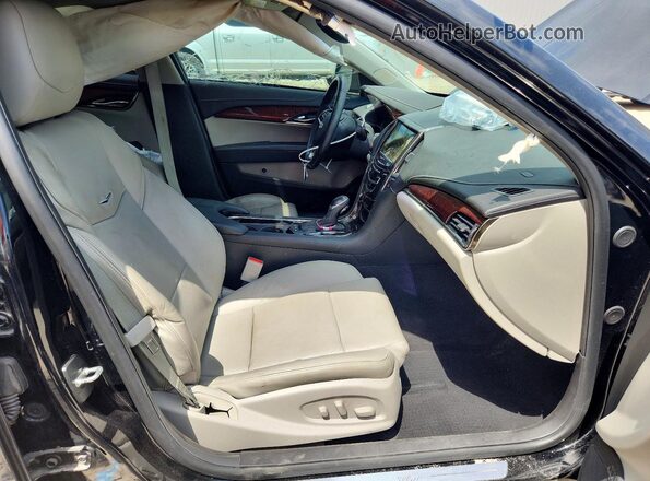 1G6AB5SX1G0165753 2016 CADILLAC ATS Black Front interior view
