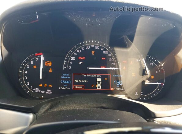 1G6AC1RS8J0169466 2018 CADILLAC ATS Black Instrument cluster view