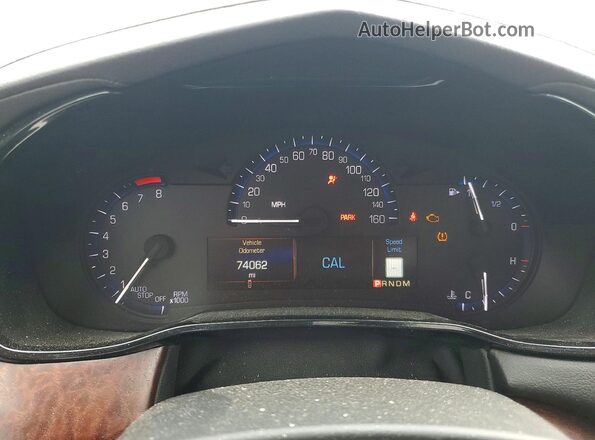 1G6AX5SX1G0138408 2016 CADILLAC CTS Серый Вид щитка приборов