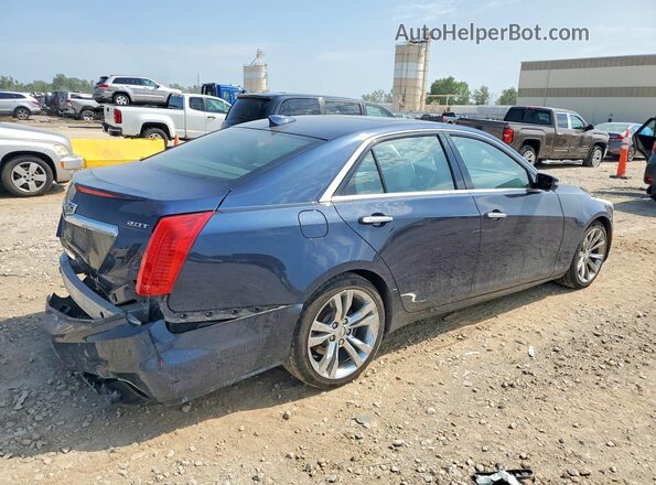 1G6AX5SX1J0159511 2018 CADILLAC CTS Blue Հետևի աջ